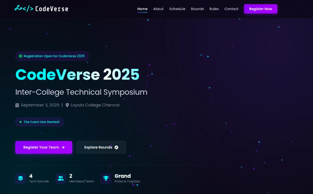 CodeVerse Event Symposium
