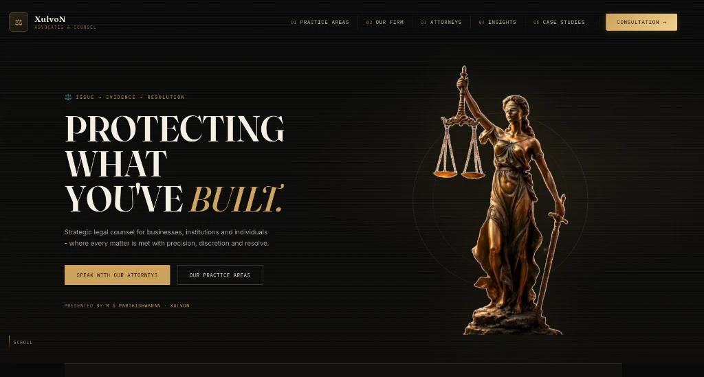 XulvoN Counsel Law Firm Showcase